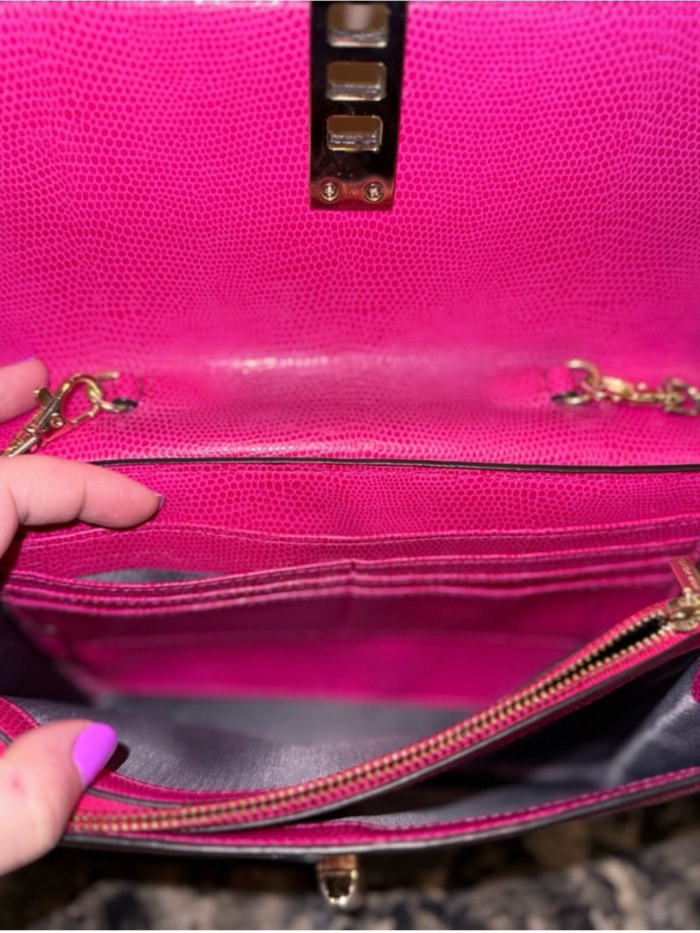 Henri Bendel Chain Crossbody Bag with Silver Hardware - Picture 12 of 15